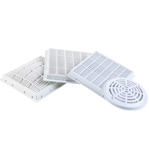 Pool Aquare and Round Main Drain Plastic Fittings