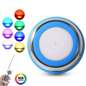 Waterproof Remote Control Stainless Steel Underwater LED Swimming Pool Light