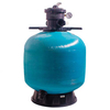 Fiberglass Sand Filter Swimming Pool Filtration Equipment Top Mounted Pool Filter with Easy Opening Handle