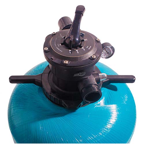 Fiberglass Sand Filter Swimming Pool Filtration Equipment Top Mounted Pool Filter with Easy Opening Handle