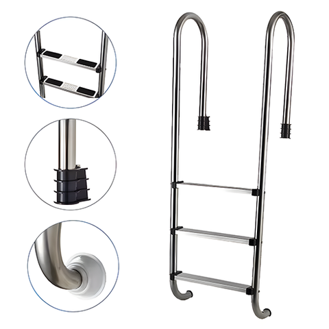 Swimming Pool Anti-slip Stainless Steel Ladder