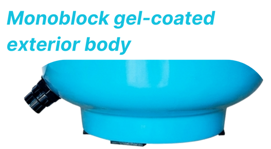 gel-coated fiberglass filter