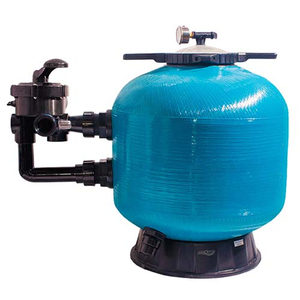Fiberglass Sand Filter Swimming Pool Filtration Equipment Side Mounted Pool Filter with Easy Opening Handle And Wide
