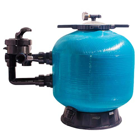 Fiberglass Sand Filter Swimming Pool Filtration Equipment Side Mounted Pool Filter with Easy Opening Handle And Wide