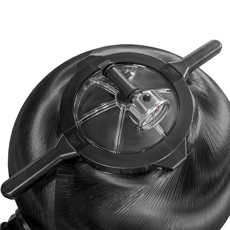 Bobbin Wound Fiberglass Filter with Easy-Open Transparent Lock Lid