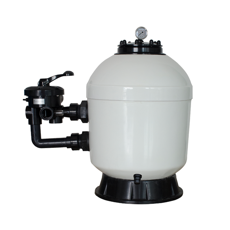 Gel-coated Fiberglass Filter with Side-Mount Multi-Function Valve for Water Circulation 