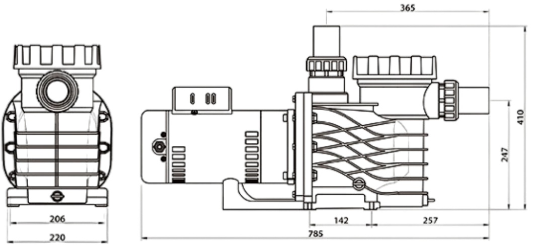 commercial sand pool filter