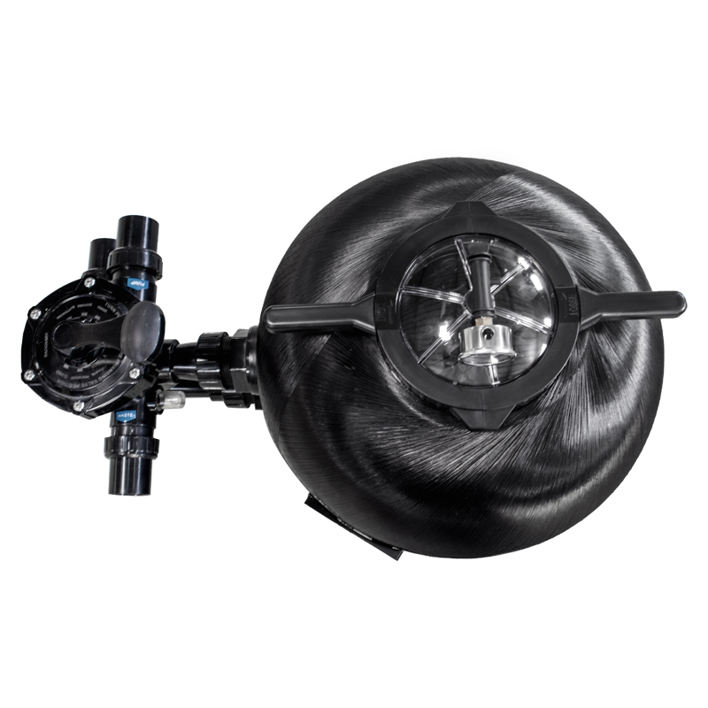 Bobbin Wound Fiberglass Filter with Easy-Open Transparent Lock Lid