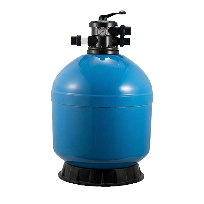 Gel-coated Fiberglass Filter with Top-Mount Multi-Function Valve for Filtration 