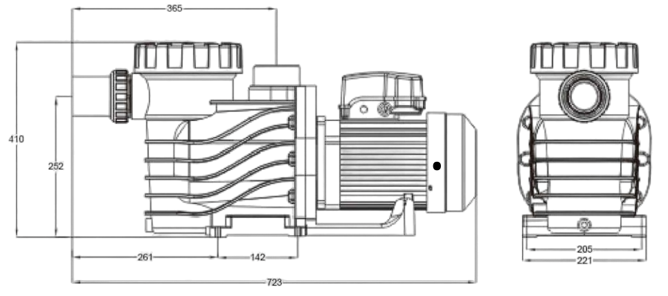 commercial sand pool filter