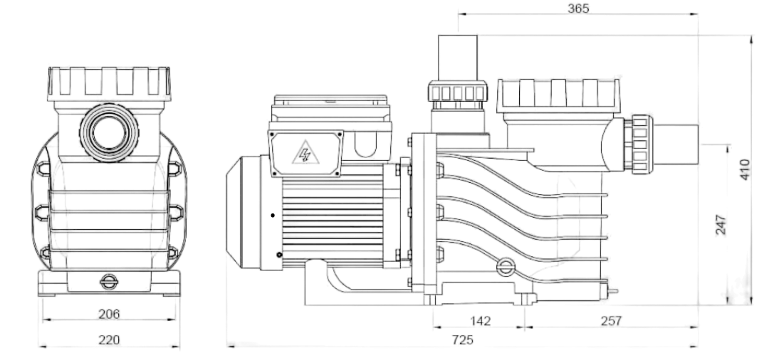 commercial sand pool filter