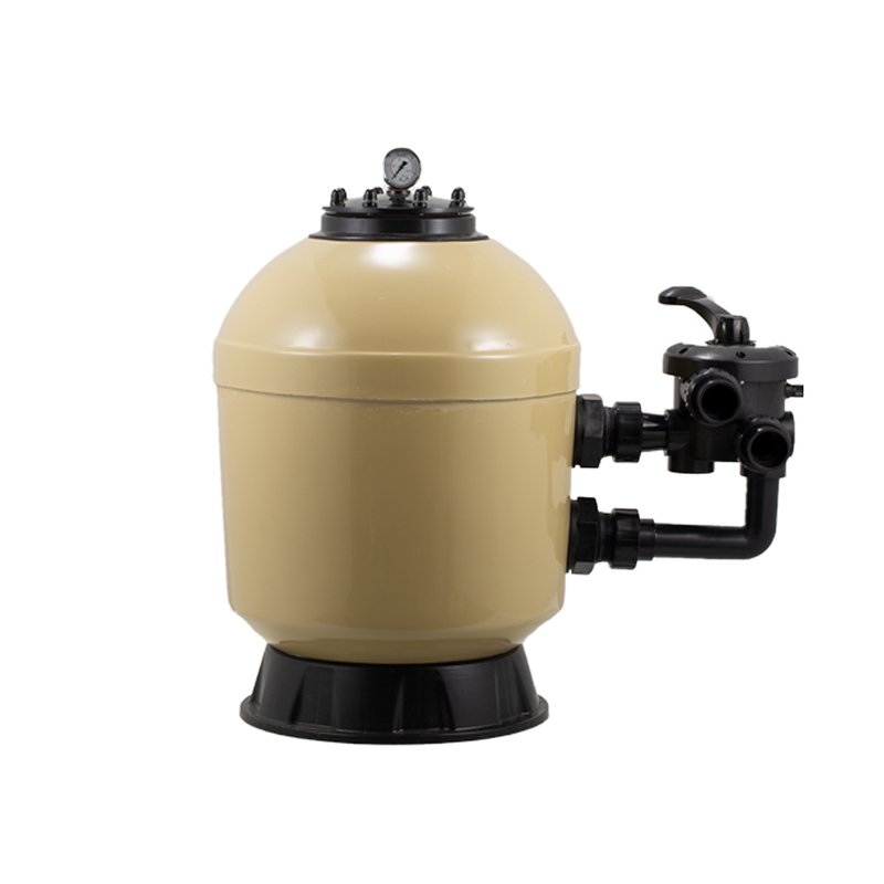 Gel-coated Fiberglass Filter with Side-Mount Multi-Function Valve for Water Circulation 